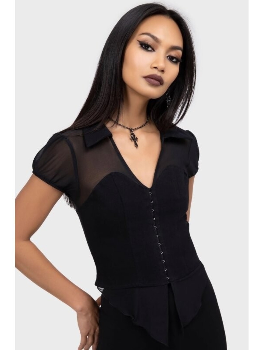 NWT Killstar Cryptic Cora Top XS